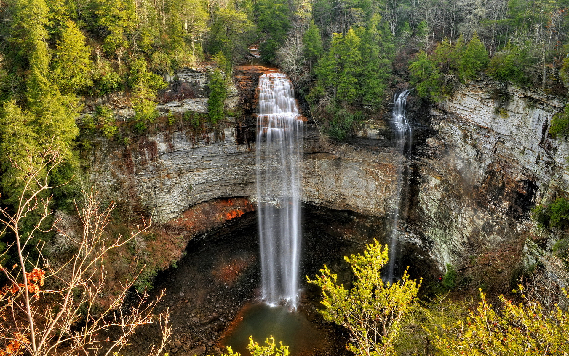 , , tennessee, state, parks, fall, creek, falls, , , 